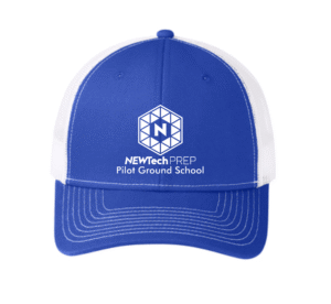 Pilot Ground School Cap - C112 - True Royal/ White Cap