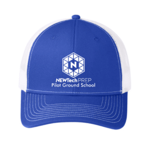 Pilot Ground School Cap - C112 - True Royal/ White Cap