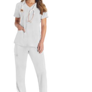 Female Students Top: #DK615 (White)
