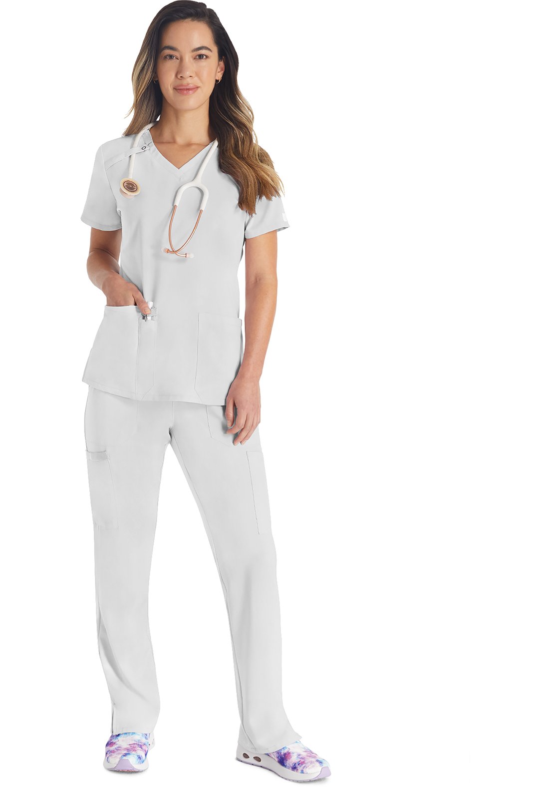 Female Students Top: #DK615 (White)