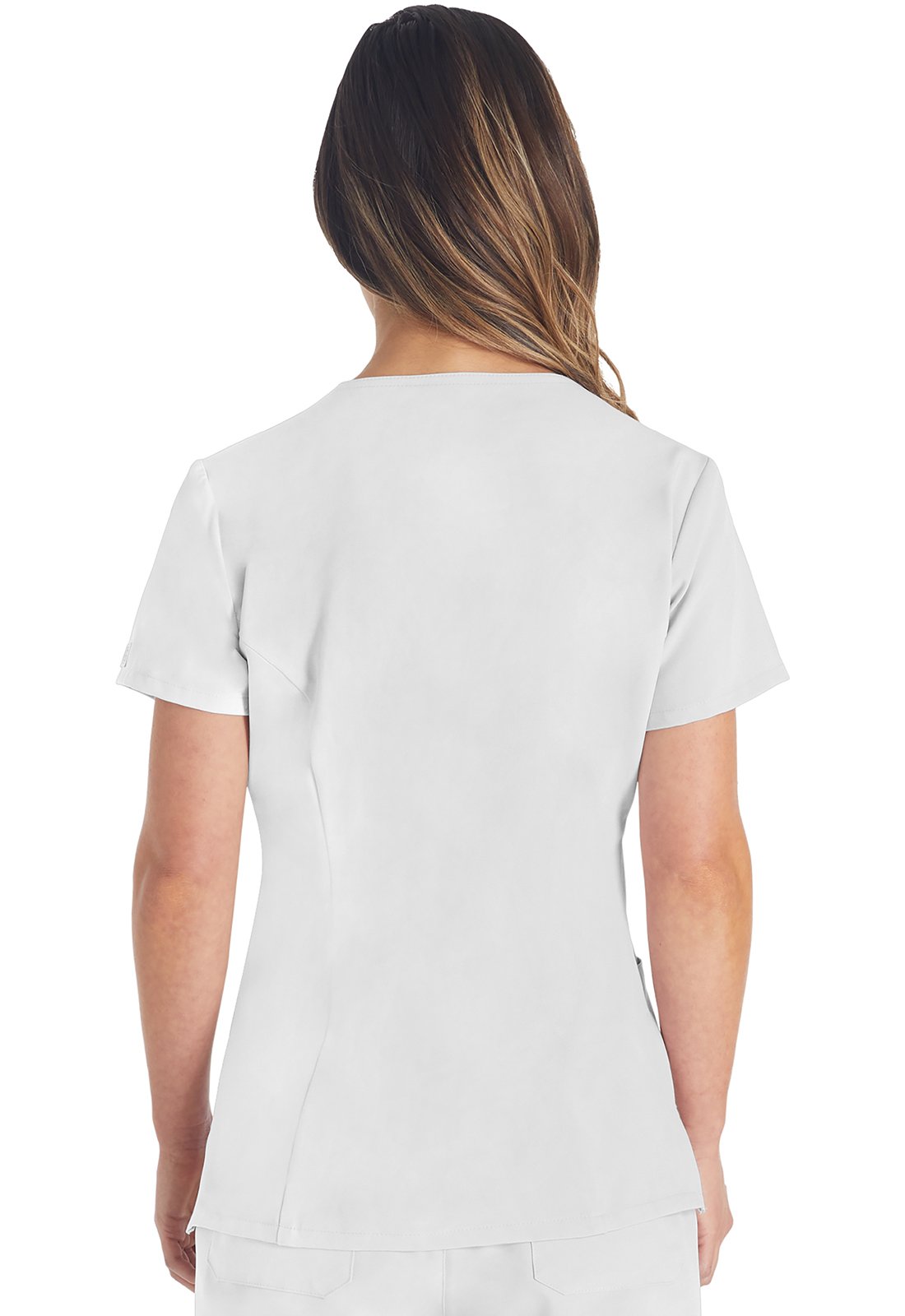 Female Students Top: #DK615 (White) - Image 2