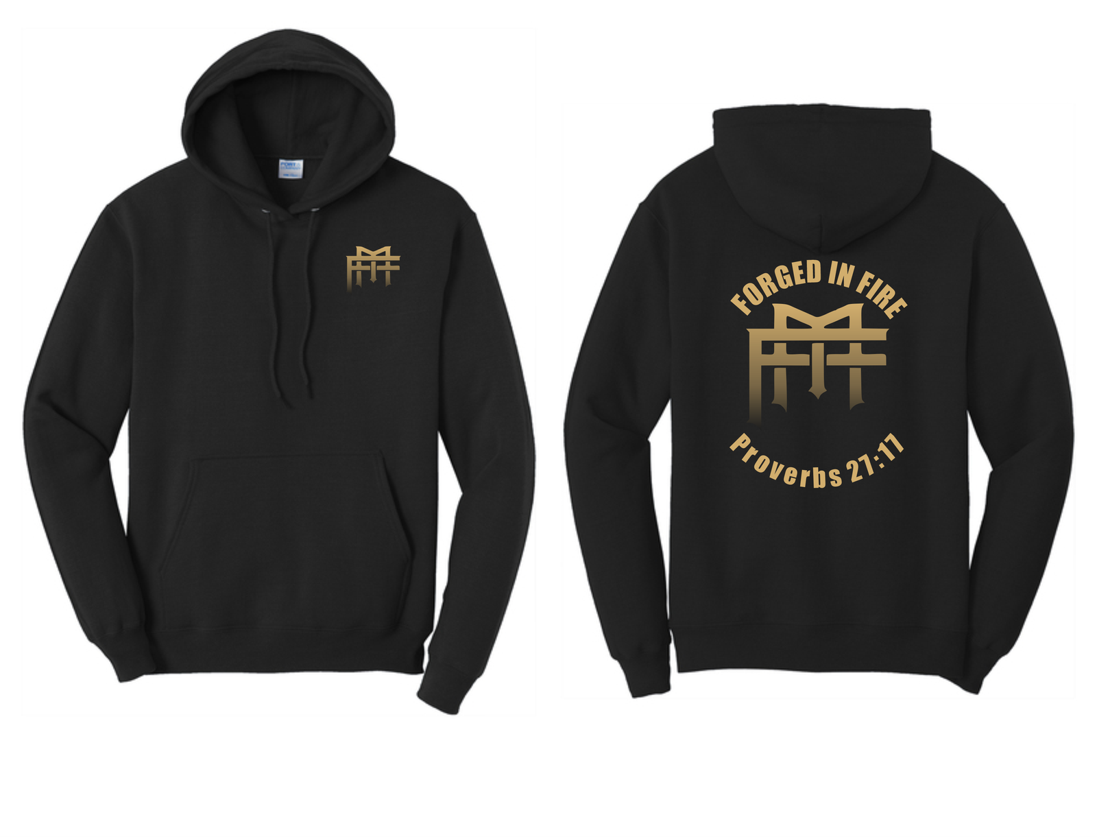 Forged Men’s ministry Black Hoodie