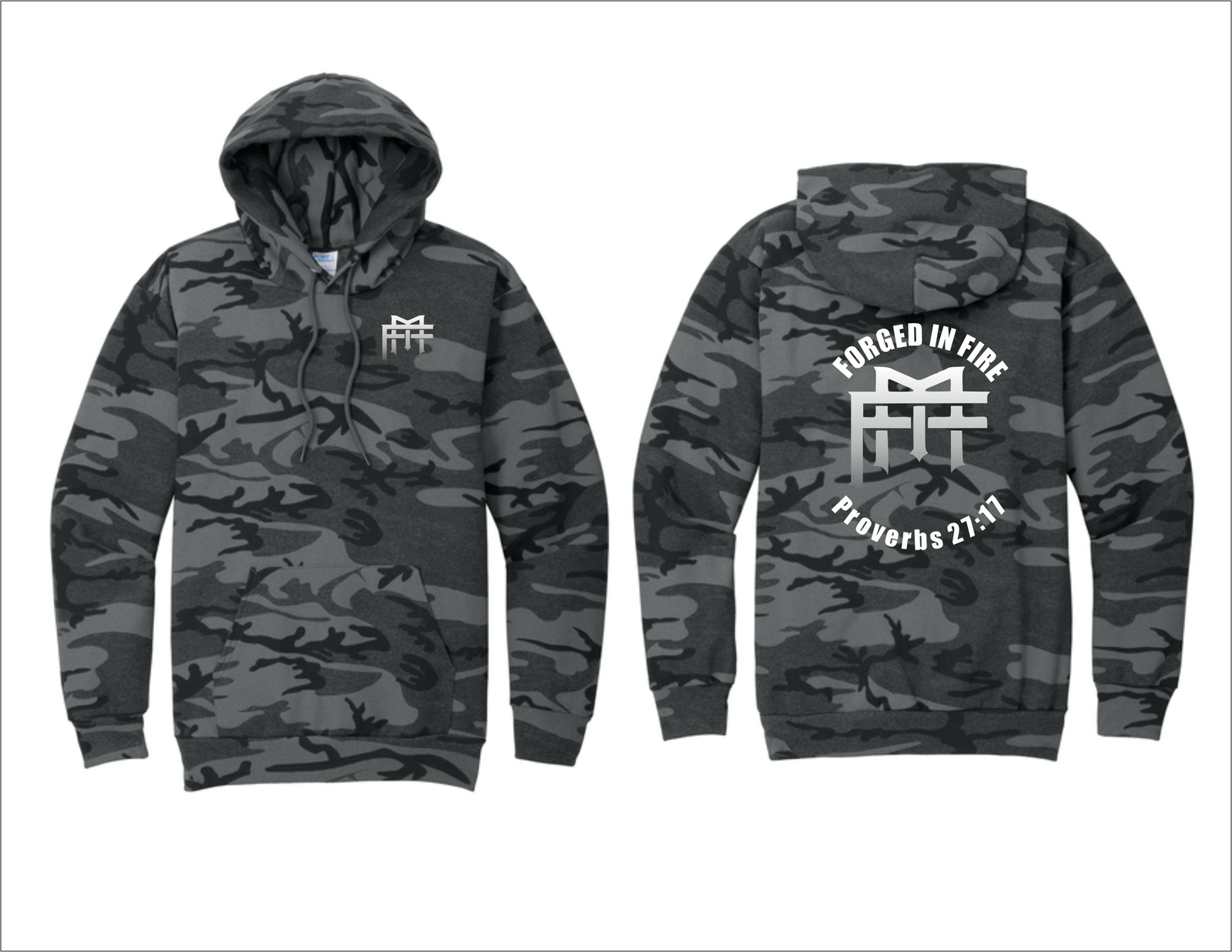 Forged Men’s ministry Camo Hoodie