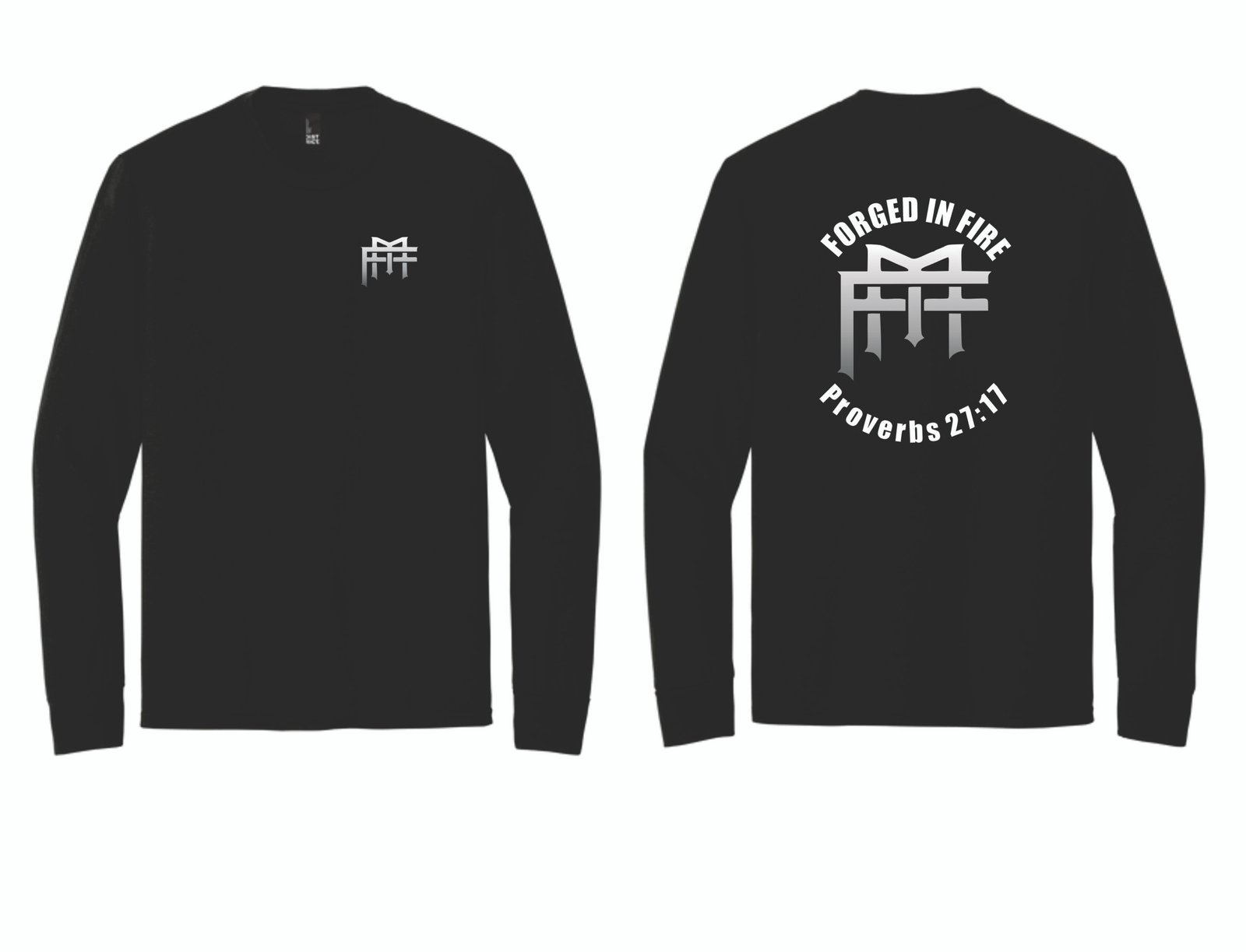 Forged Men’s ministry Black Long Sleeve Shirt