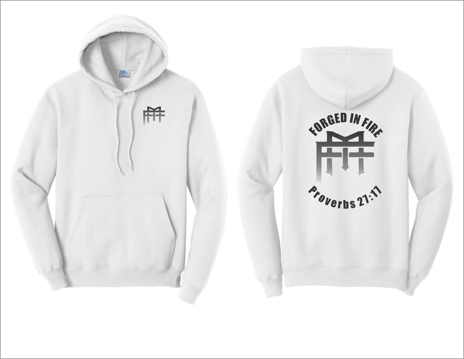 Forged Men’s ministry White Hoodie