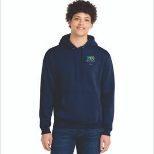 Adult Pullover Hooded Sweatshirt Navy