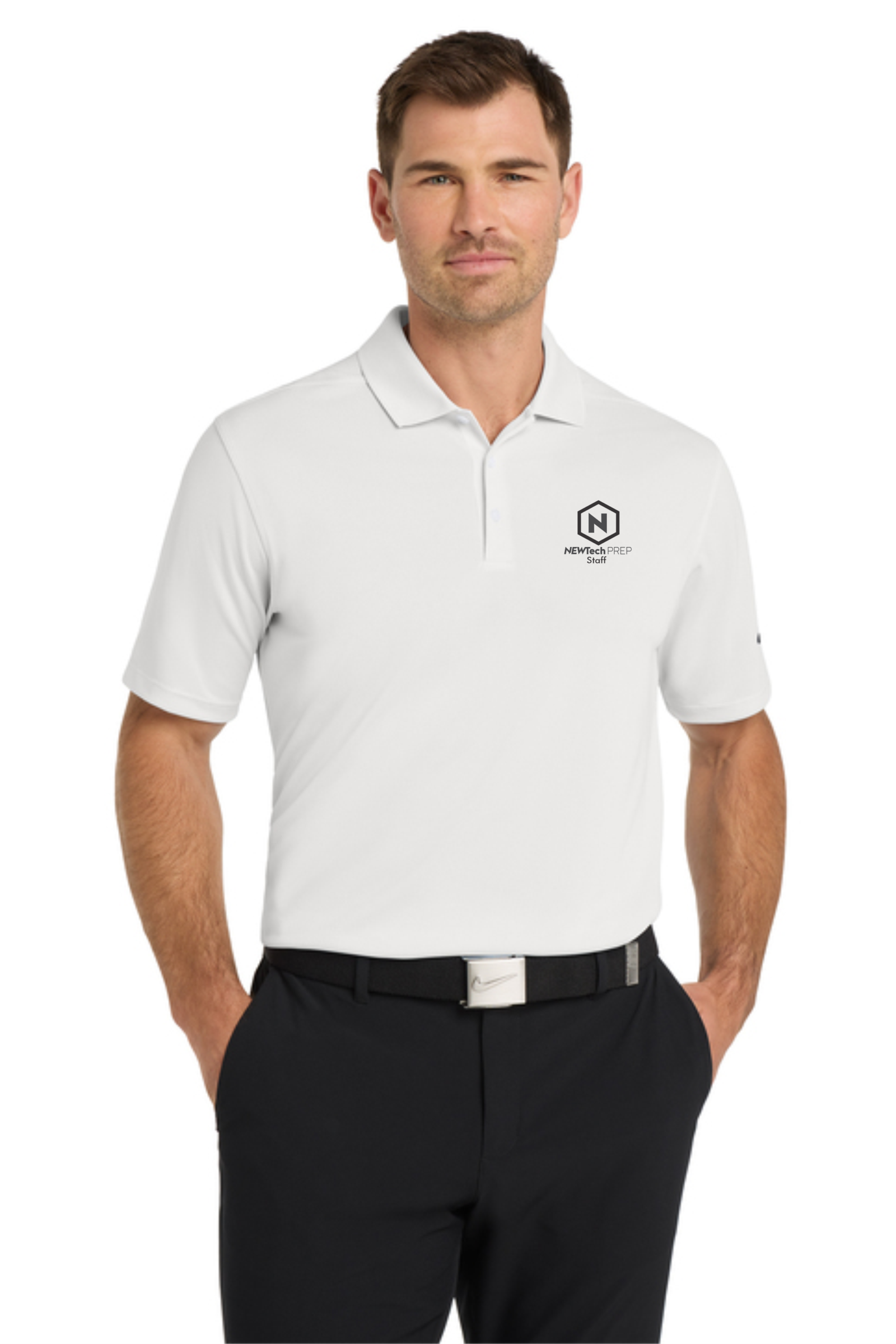 Newtech NKDC1963 Nike Dri-FIT Micro Pique 2.0 Polo - Image 2